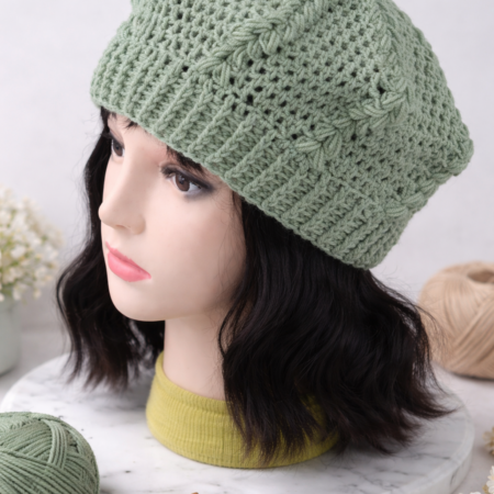 cozy crochet beret pattern