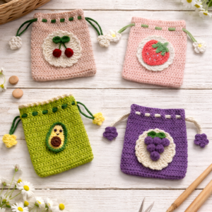 amigurumi fruit pouchet pattern