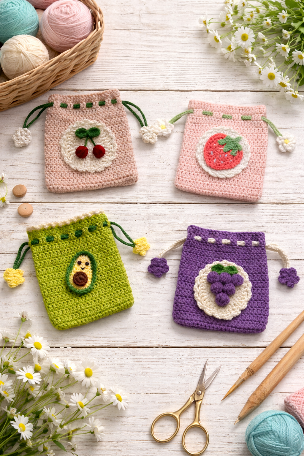 amigurumi fruit pouchet pattern amigurumi fruit pouchet pattern